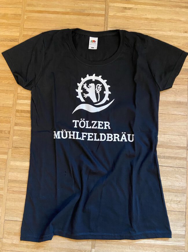 T-Shirt  schwarz round Neck Damen